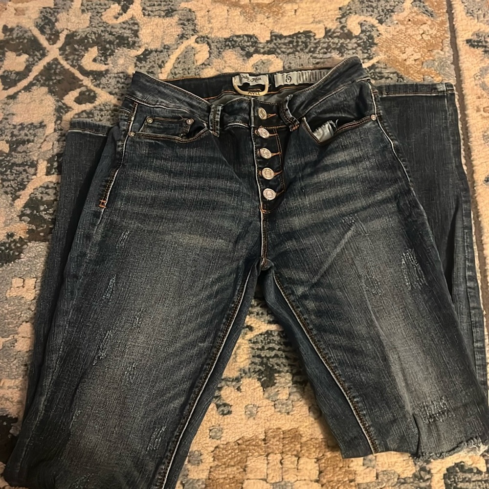 Indigo Rein Jeans Size 5 Ankle Length